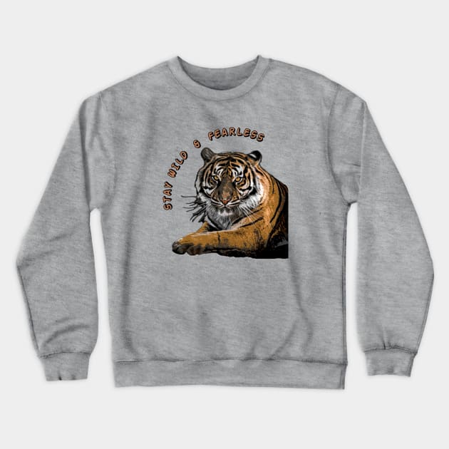 tiger king Crewneck Sweatshirt by zzzozzo